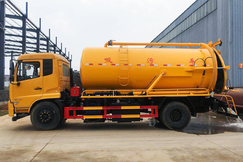 東風天錦國六 12方 吸污車圖片2